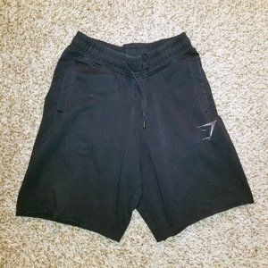 Gymshark Men's Black Cloth Drawstring Shorts